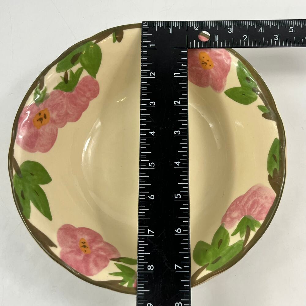 Franciscan Desert Rose 8.75 Inch Round Vegetable Serving Bowl Floral Low Profile - Picture 6 of 6
